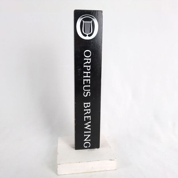 Orpheus Brewing Wooden Beer Tap Handle on Stand 8.75" Atlanta Georgia Brewery - Picture 1 of 4